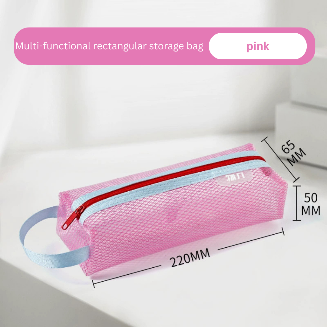 Trapezoid & Rectangular Pencil Pouches/Multifunctional Storage Bag