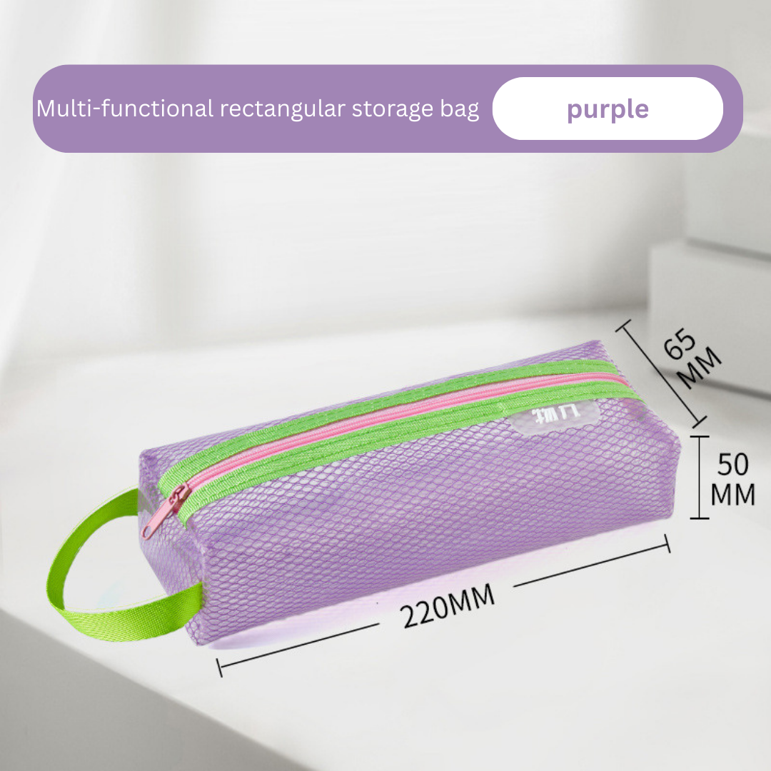 Trapezoid & Rectangular Pencil Pouches/Multifunctional Storage Bag