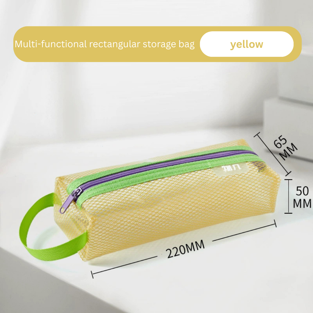Trapezoid & Rectangular Pencil Pouches/Multifunctional Storage Bag