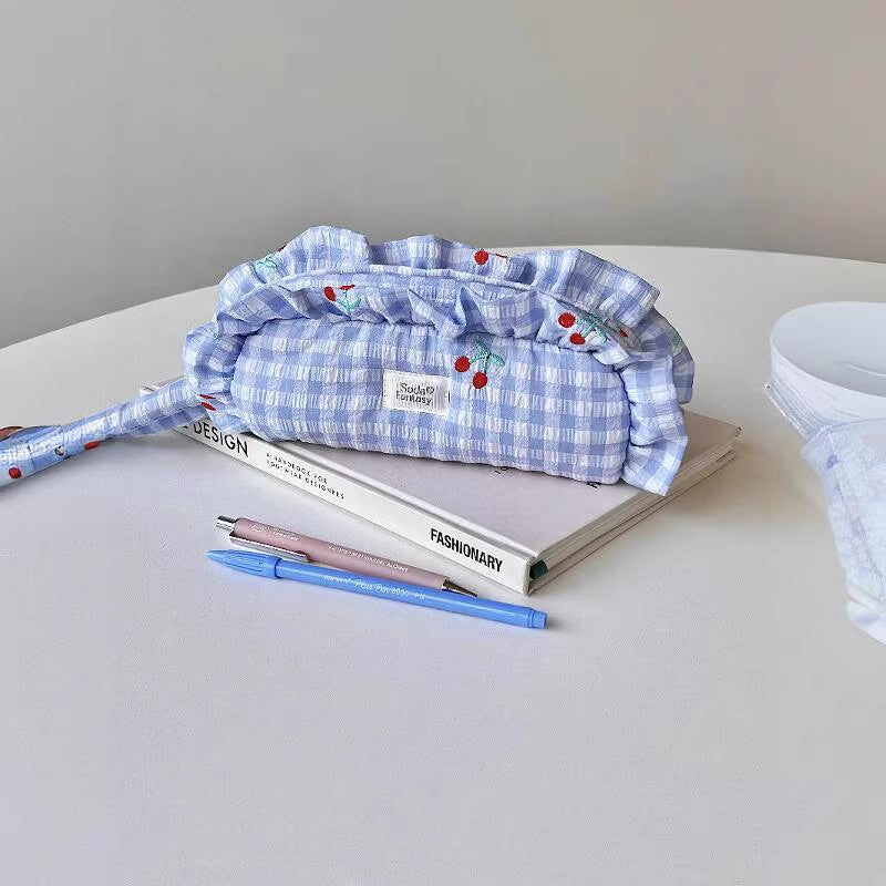 Ruffle Pillow Pencil Case