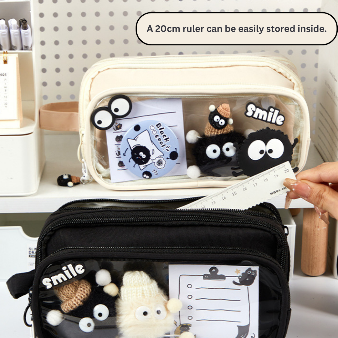 Adorable Soot Sprite 10-Layer Detachable Pencil Case