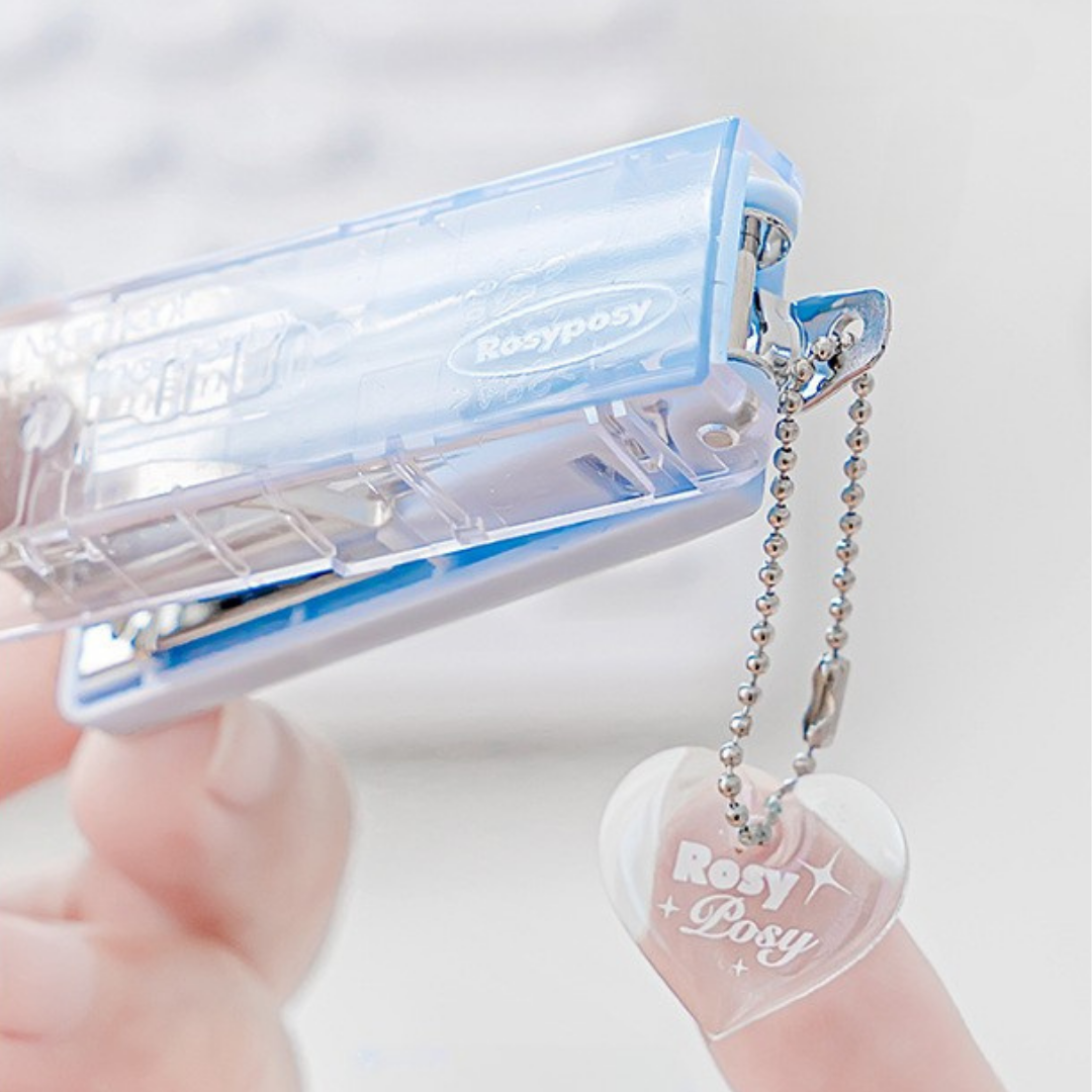 Clear Mini Gradient Portable Stapler