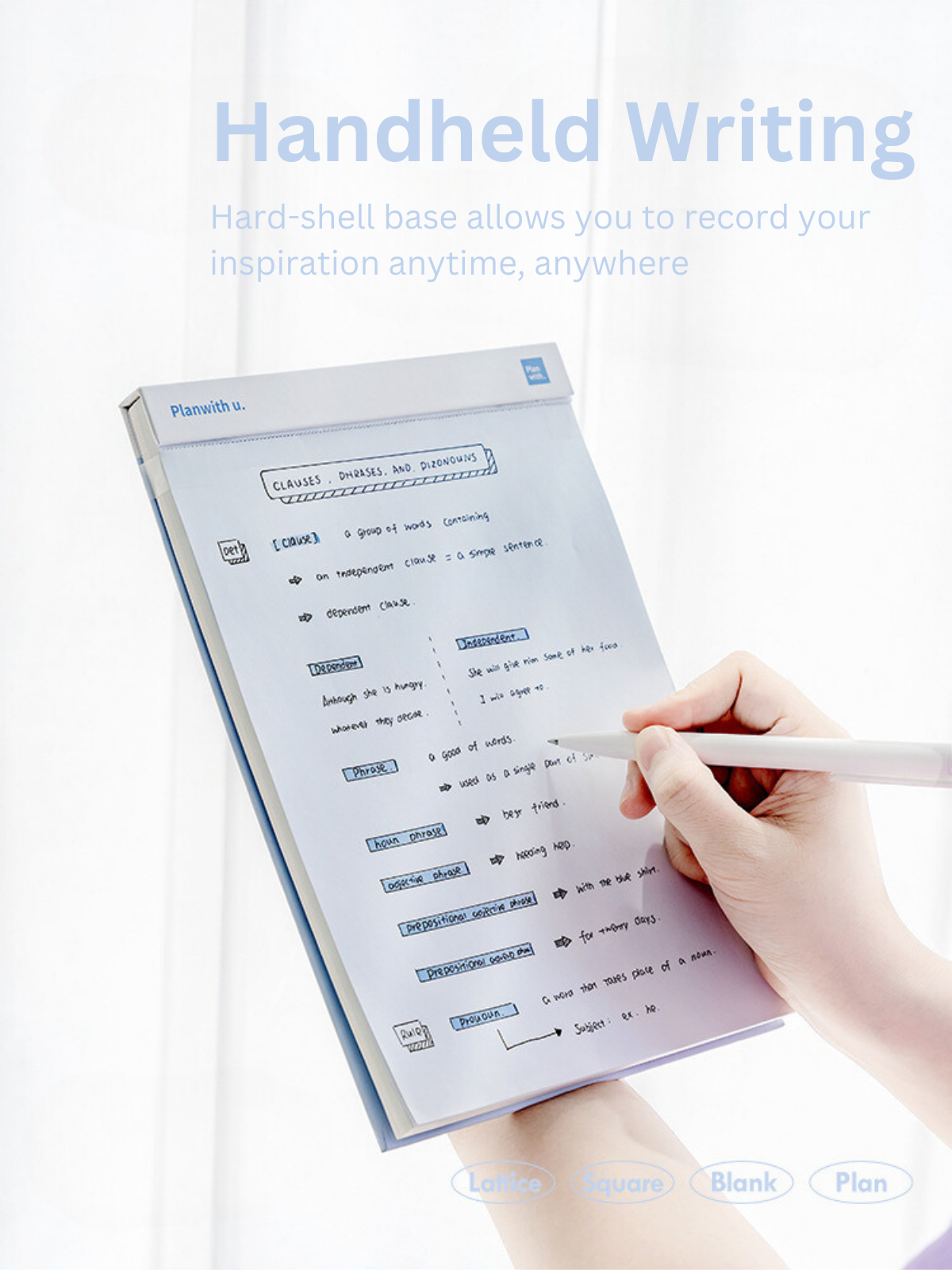 Tearable 5-Color Inner Page Note Pads with Thick Bottom