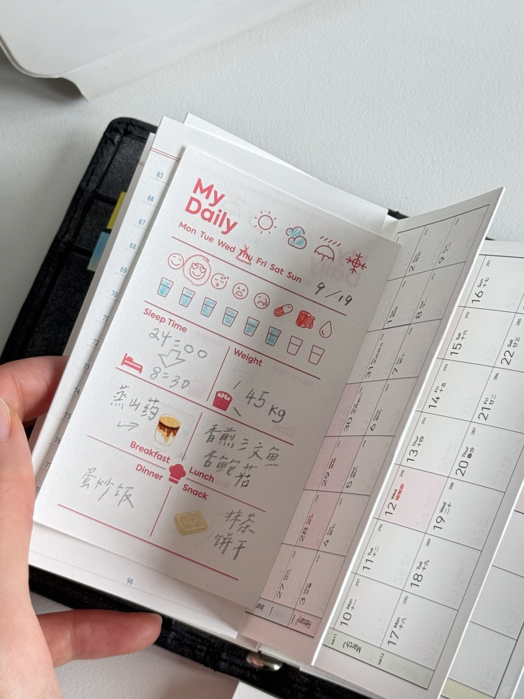 Tomato Burgundy Red Planner, Functional Notepads, Journal Material