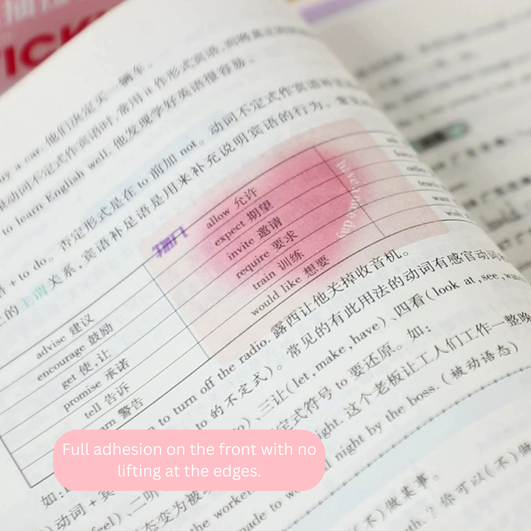 Gradient Pearl Blush Transparent Sticky Notes - SOLD OUT