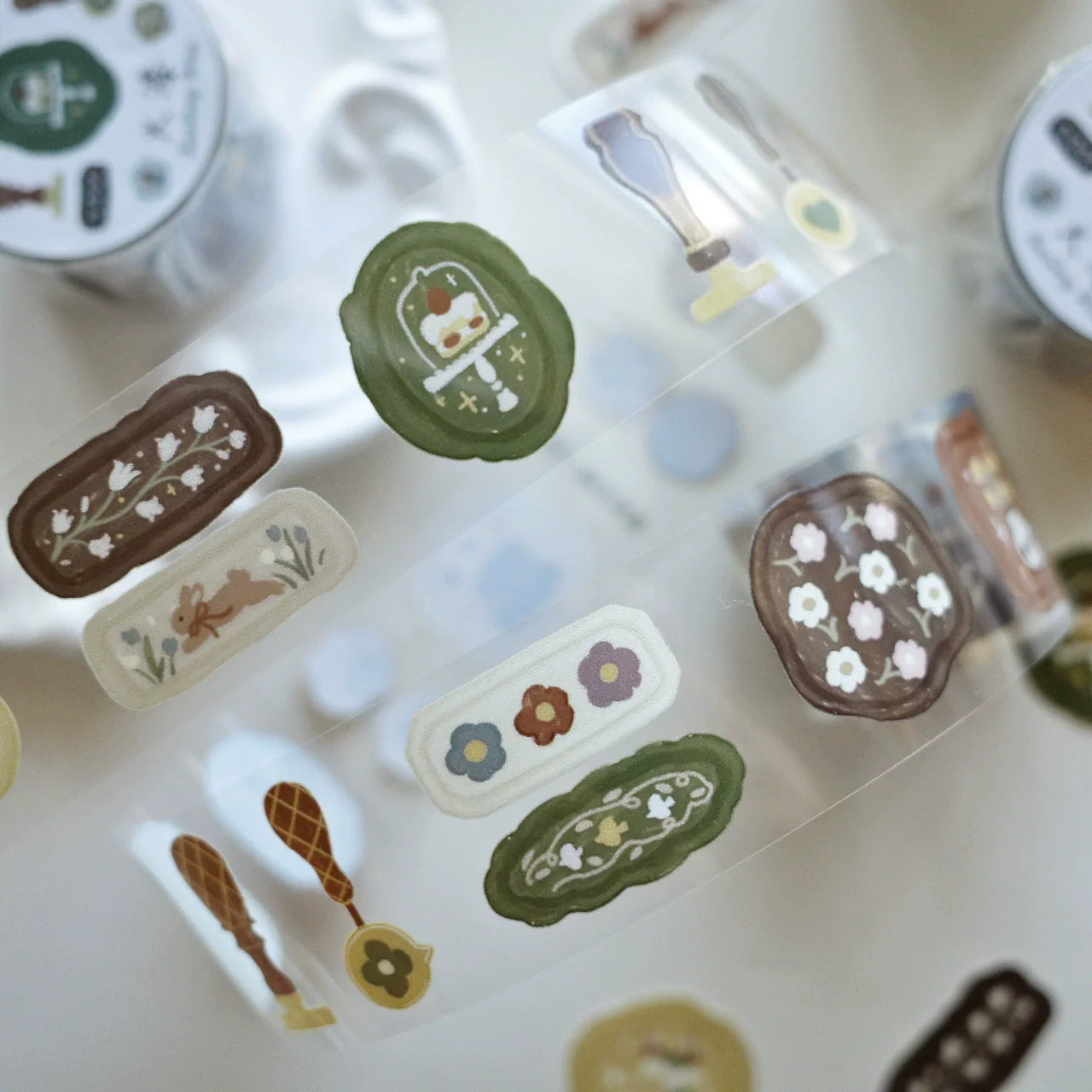 Vintage Wax Seal – Washi & PET Tape