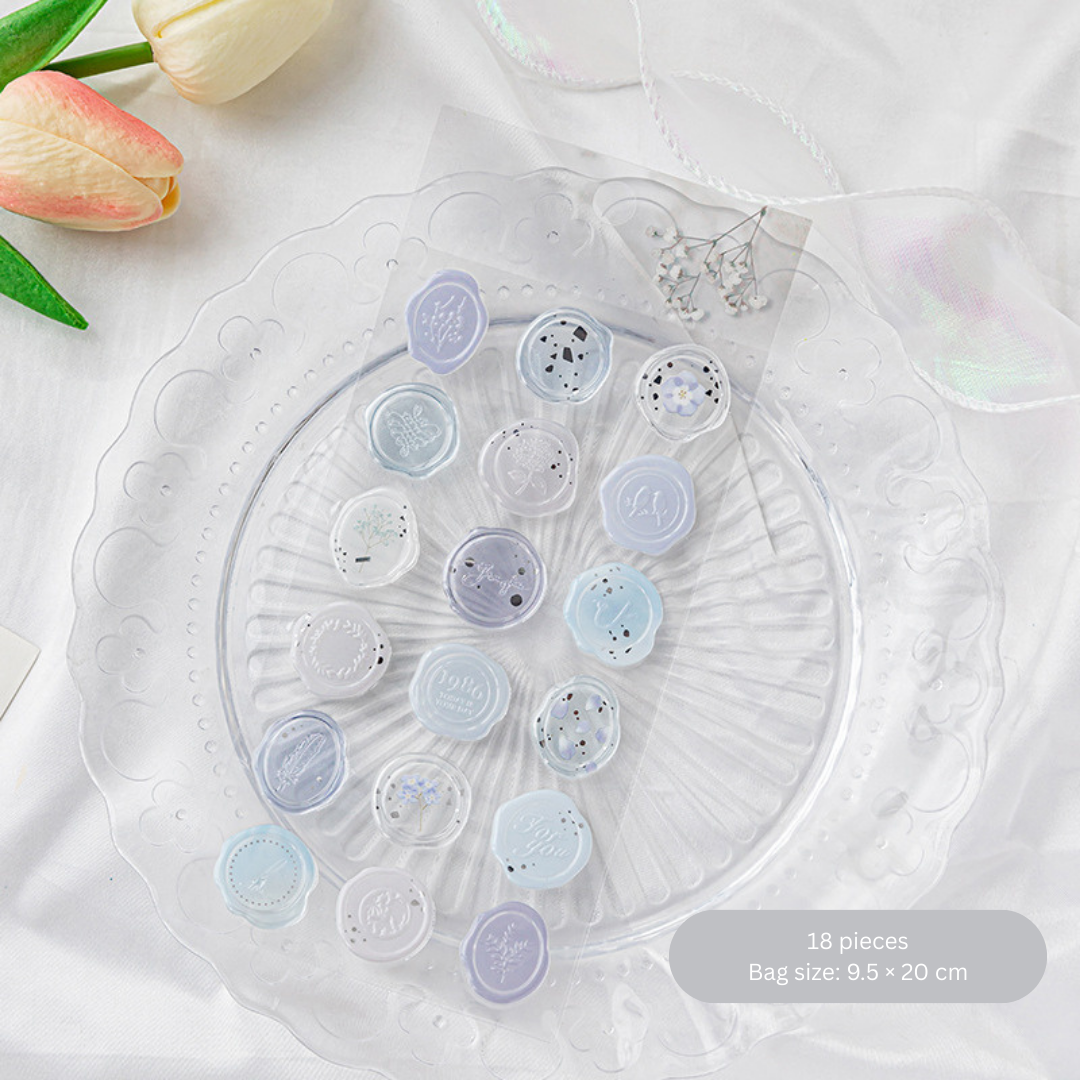 Aesthetic Wax Seal Stickers