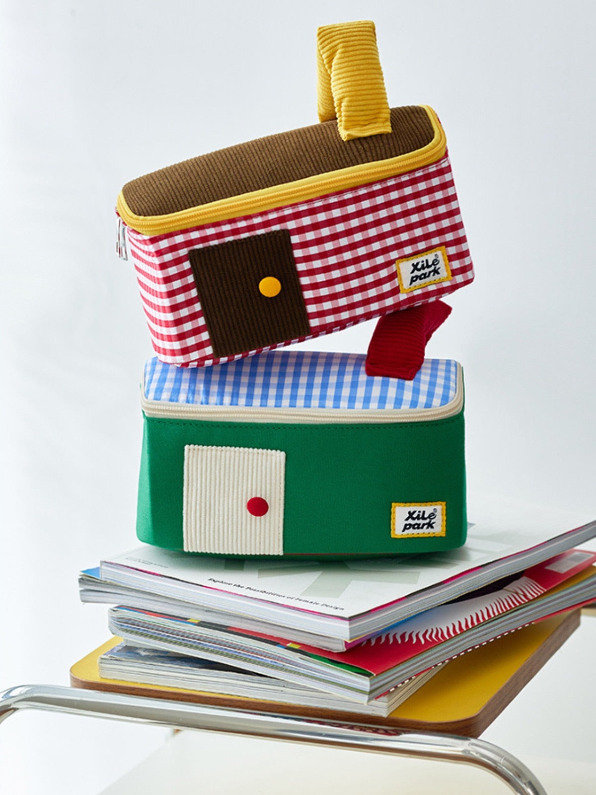 Portable House-Shaped Cosmetic Bag