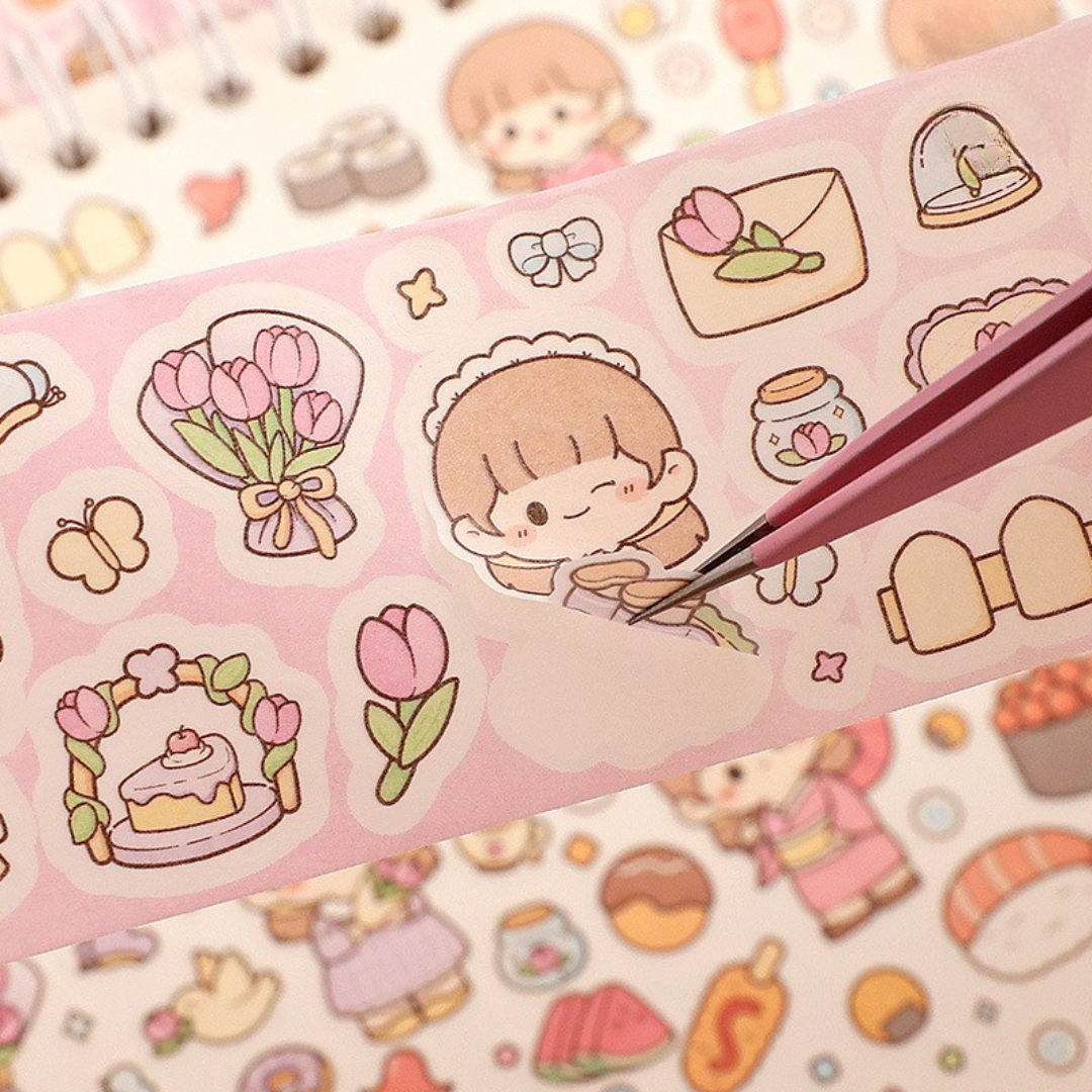 TiraDuo Soft Momo Washi Tape – Die-Cut Edition