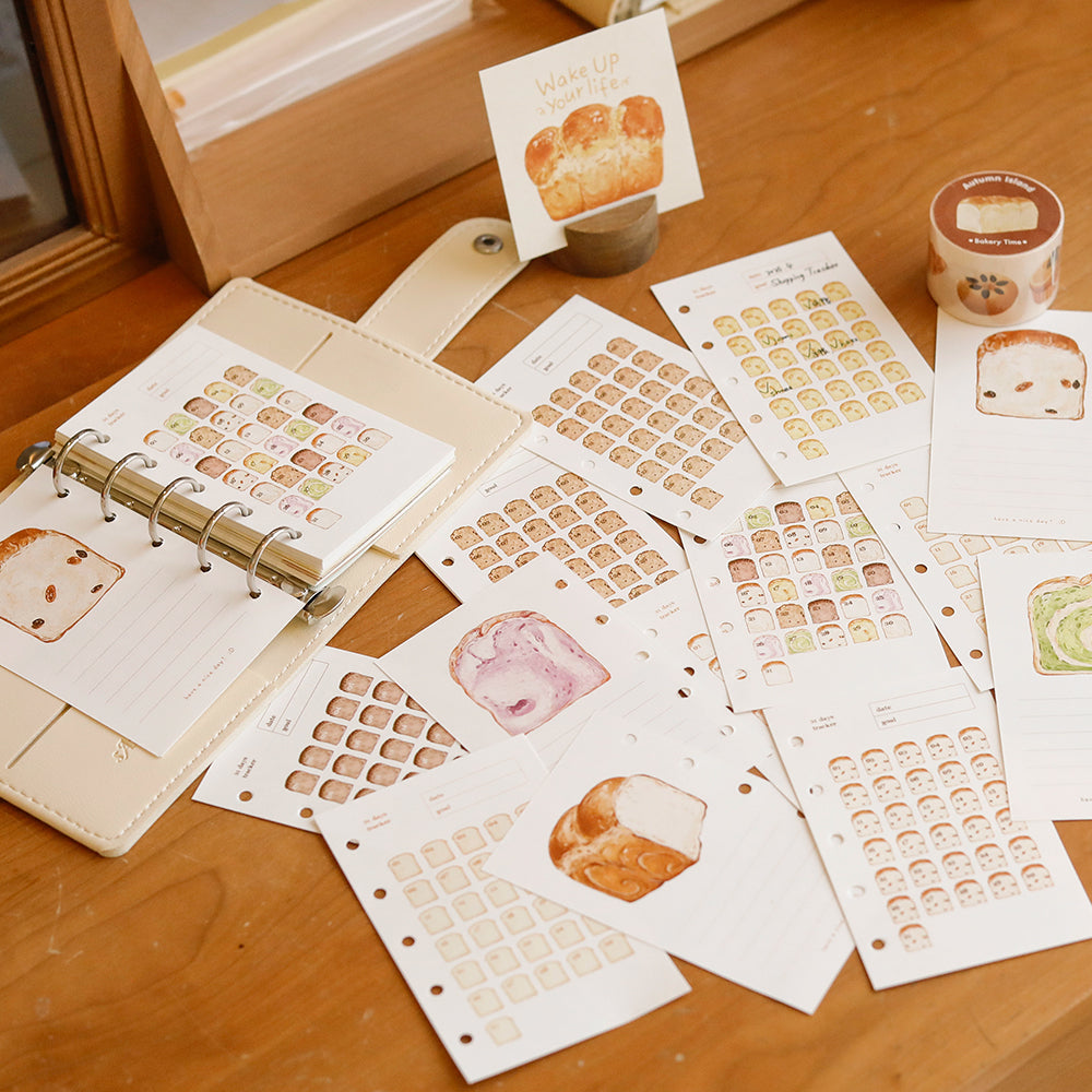Toast Tracking Card Original Design M5/A7/A6 Loose-leaf Refill Pages