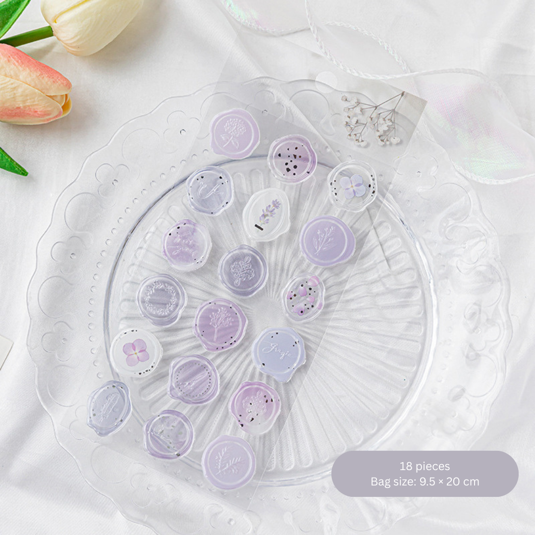 Aesthetic Wax Seal Stickers