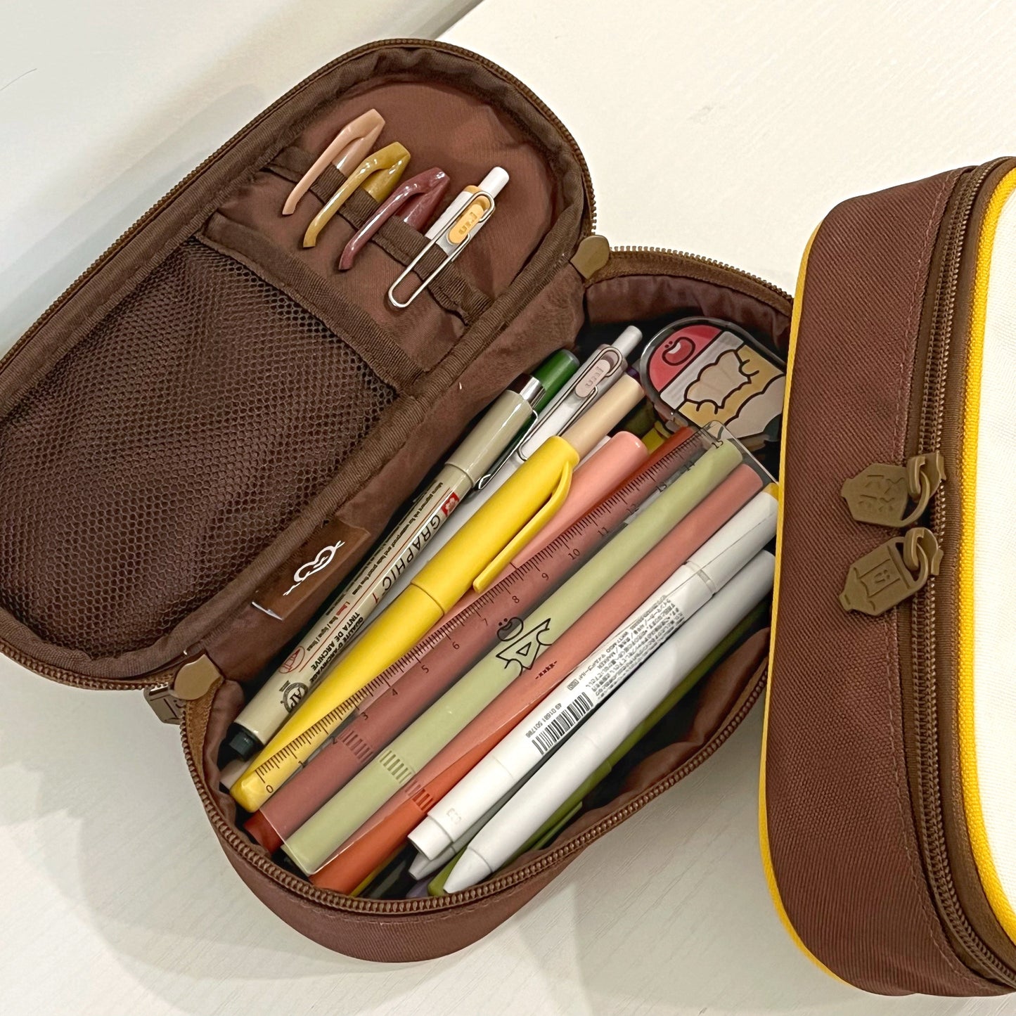 Original Pencil Head Cartoon Pencil Pouch