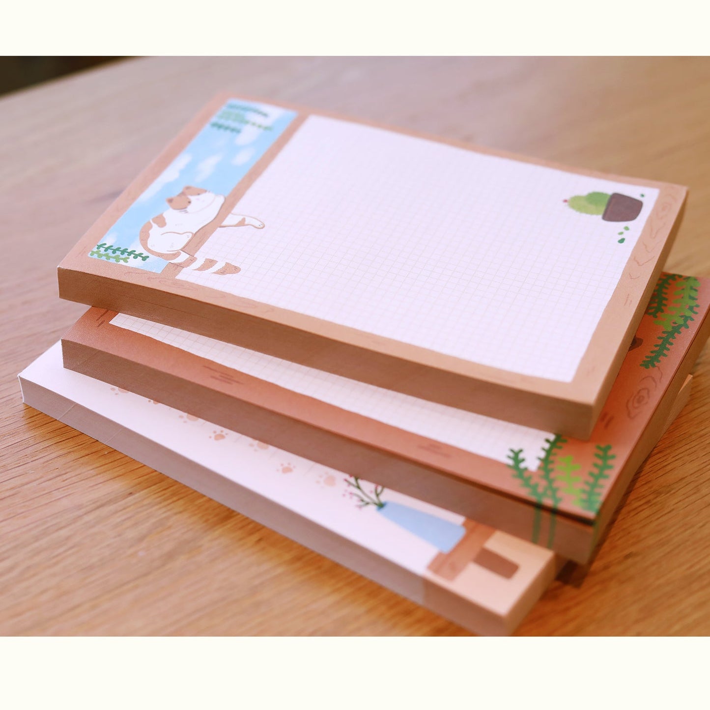 Pastoral Cats A6 Notepad, 100p