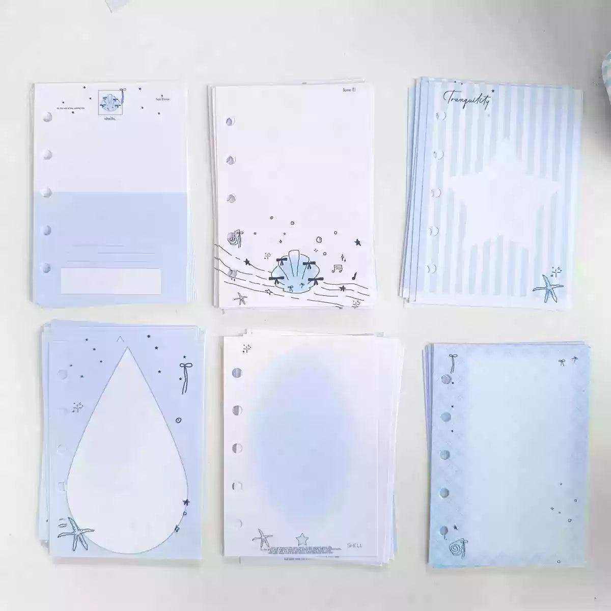 [M5 Inner Core] Ins Style Cute Small Fresh Five-hole Loose-leaf Book Replacement Inner Core