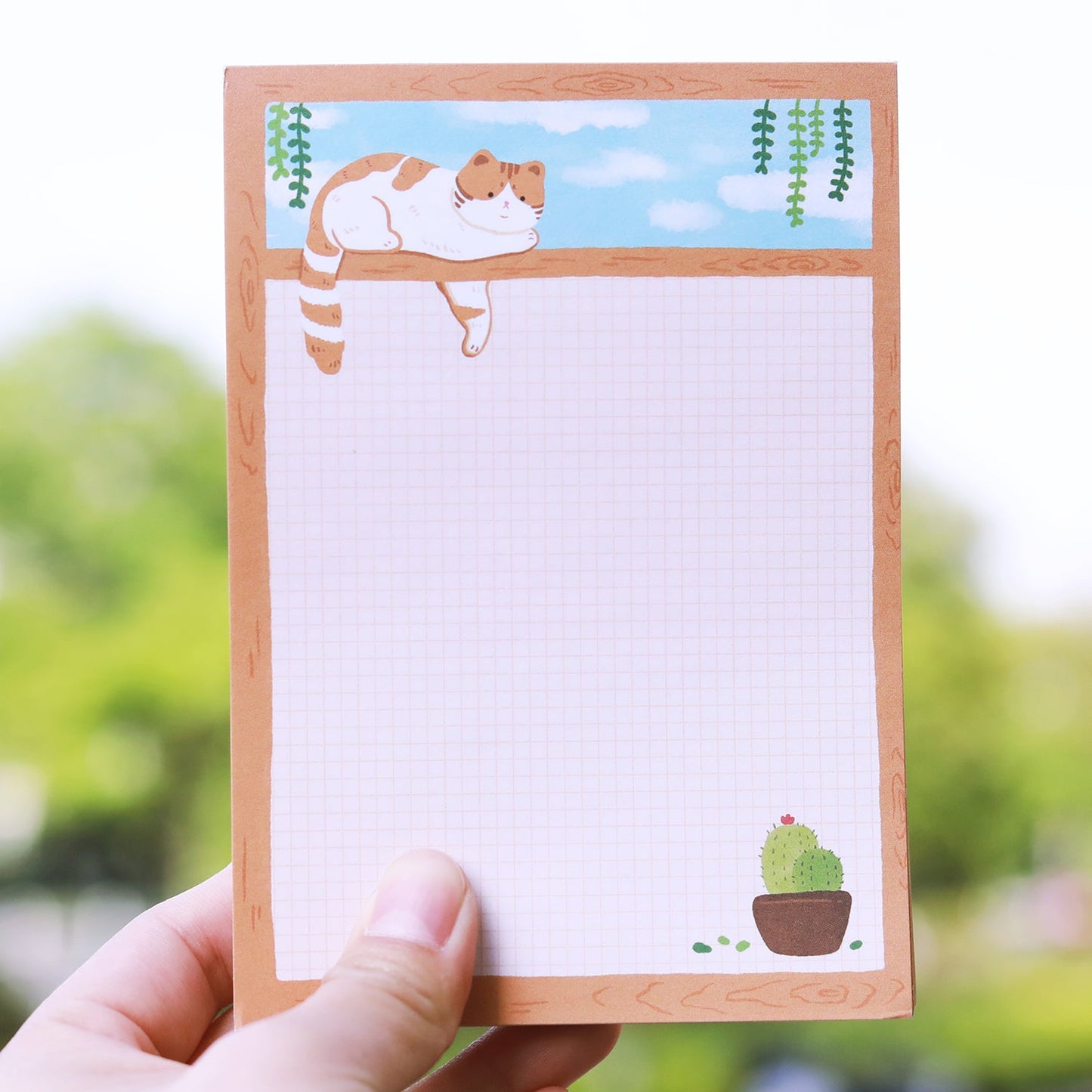 Pastoral Cats A6 Notepad, 100p