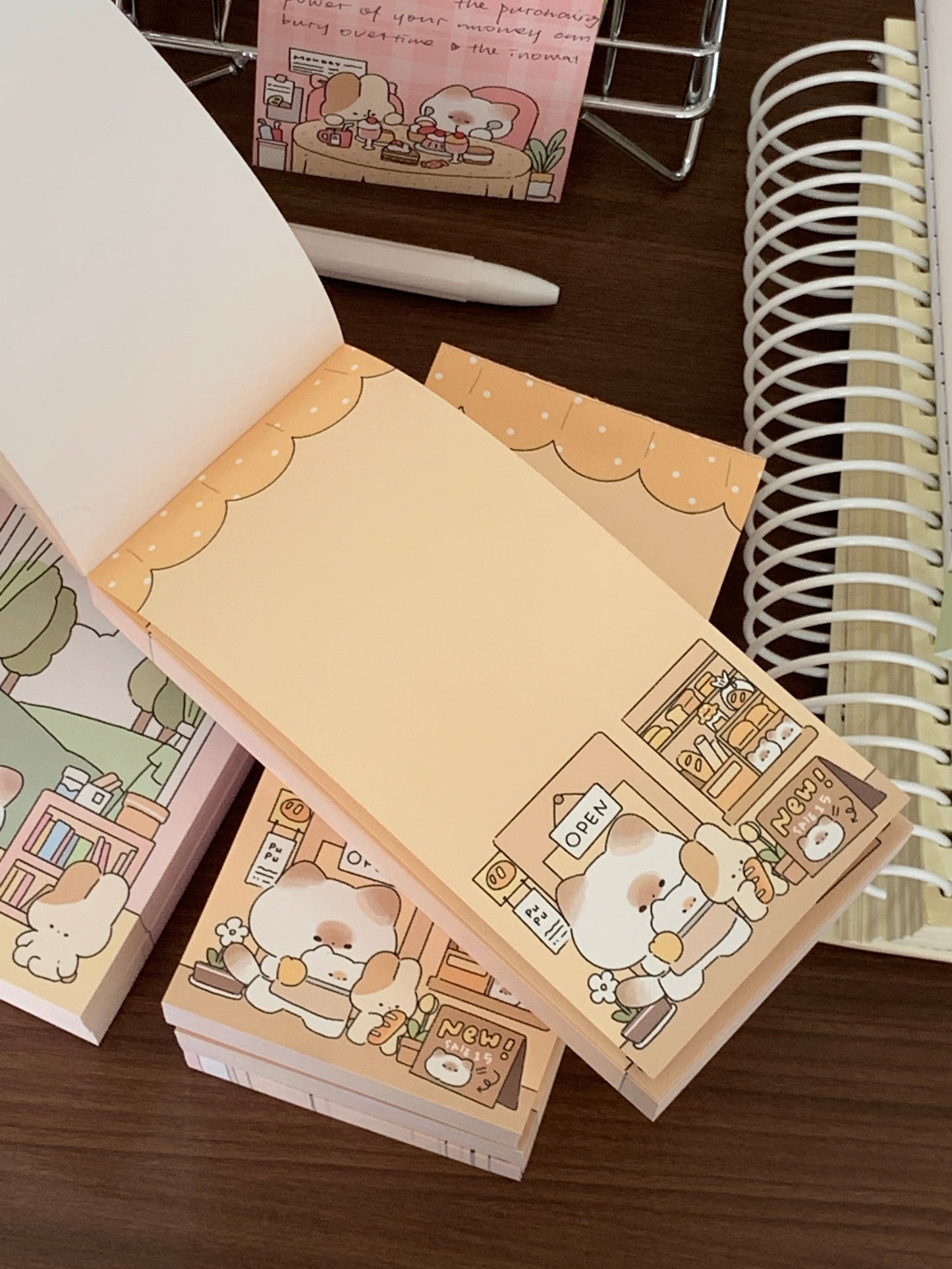 Mantou Cat PuPu Journal Material Mini Notepads