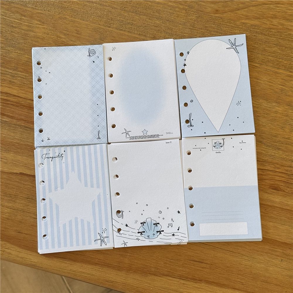 [M5 Inner Core] Ins Style Cute Small Fresh Five-hole Loose-leaf Book Replacement Inner Core