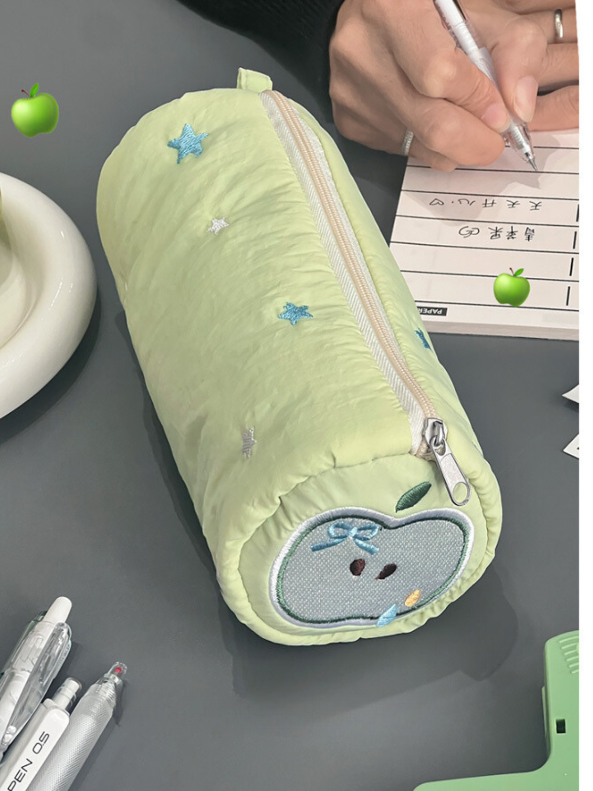 Original Design Green Apple Pencil Pouch