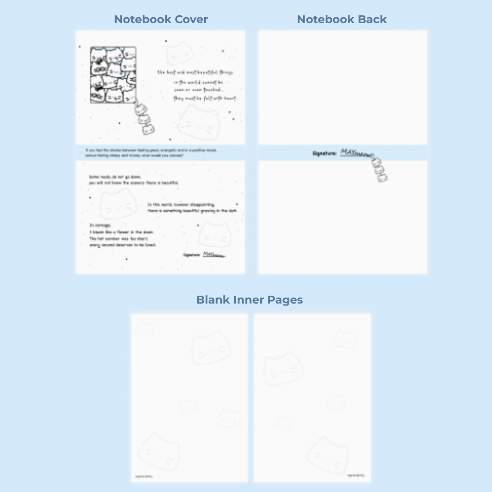 Meow's Family Journal Notebook