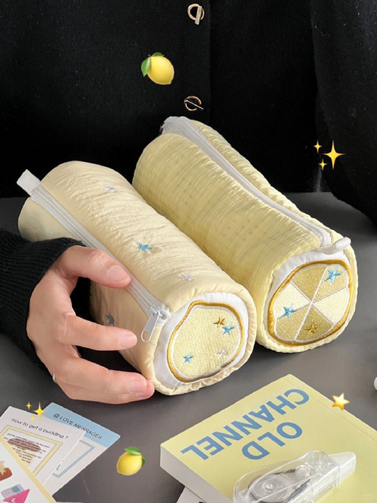 Original Design Lemon Cake Pencil Pouch
