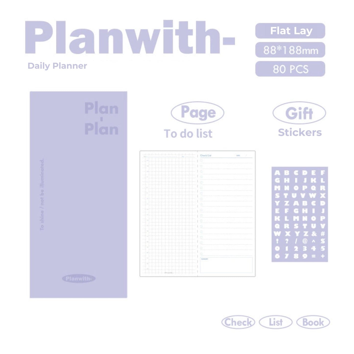 PU Cover Daily Planner