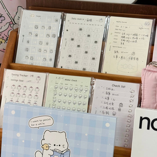 A7 Organizer Refill Sheets – Track, Plan, and Stay Inspired