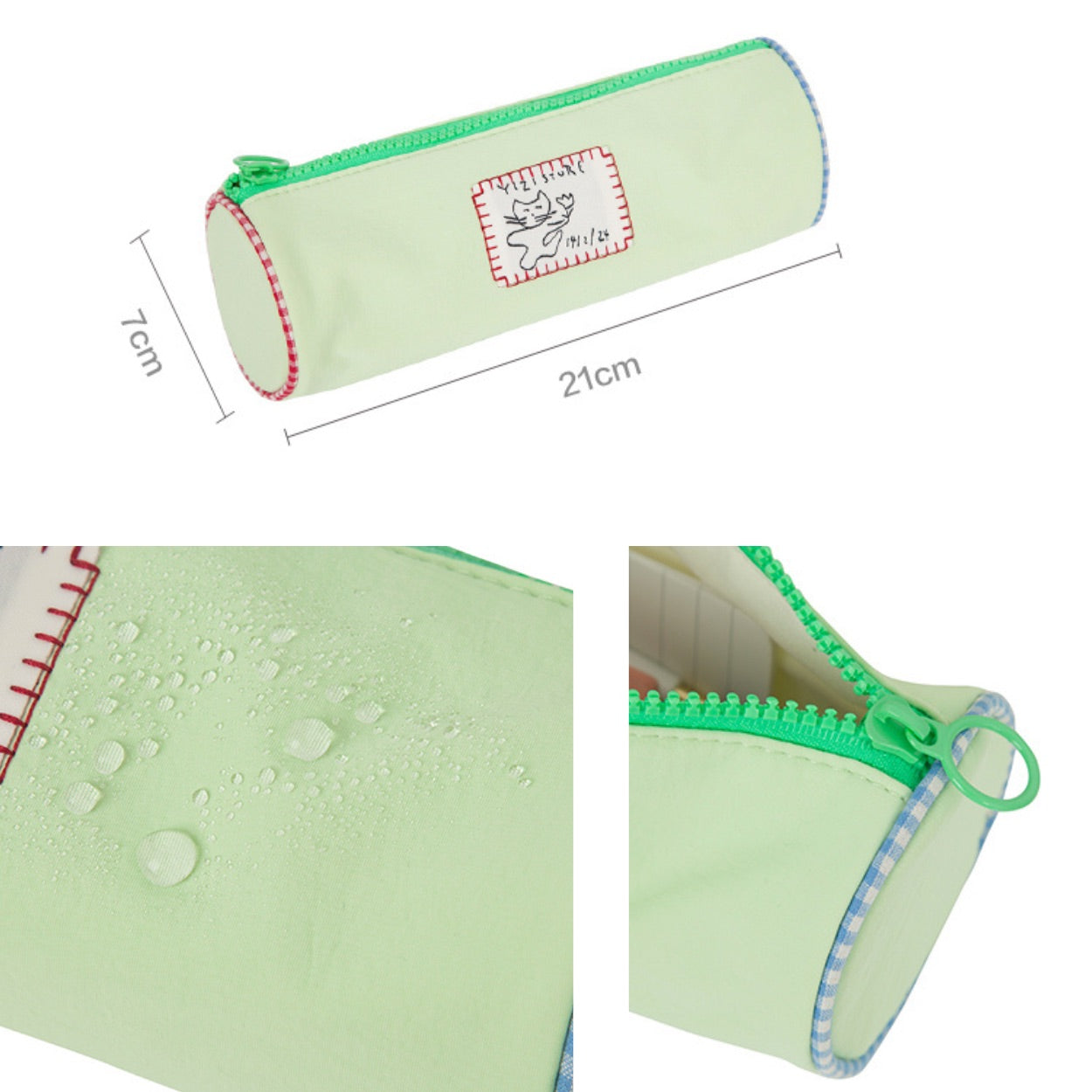 Original Design Animal Print Cylindrical Pencil Case