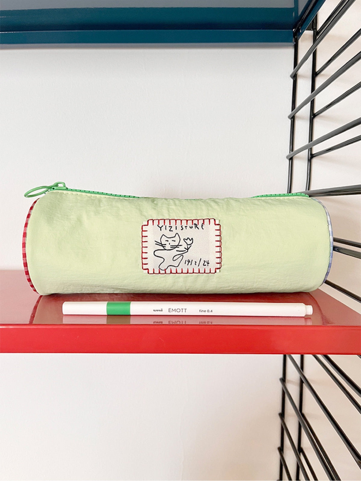 Original Design Animal Print Cylindrical Pencil Case