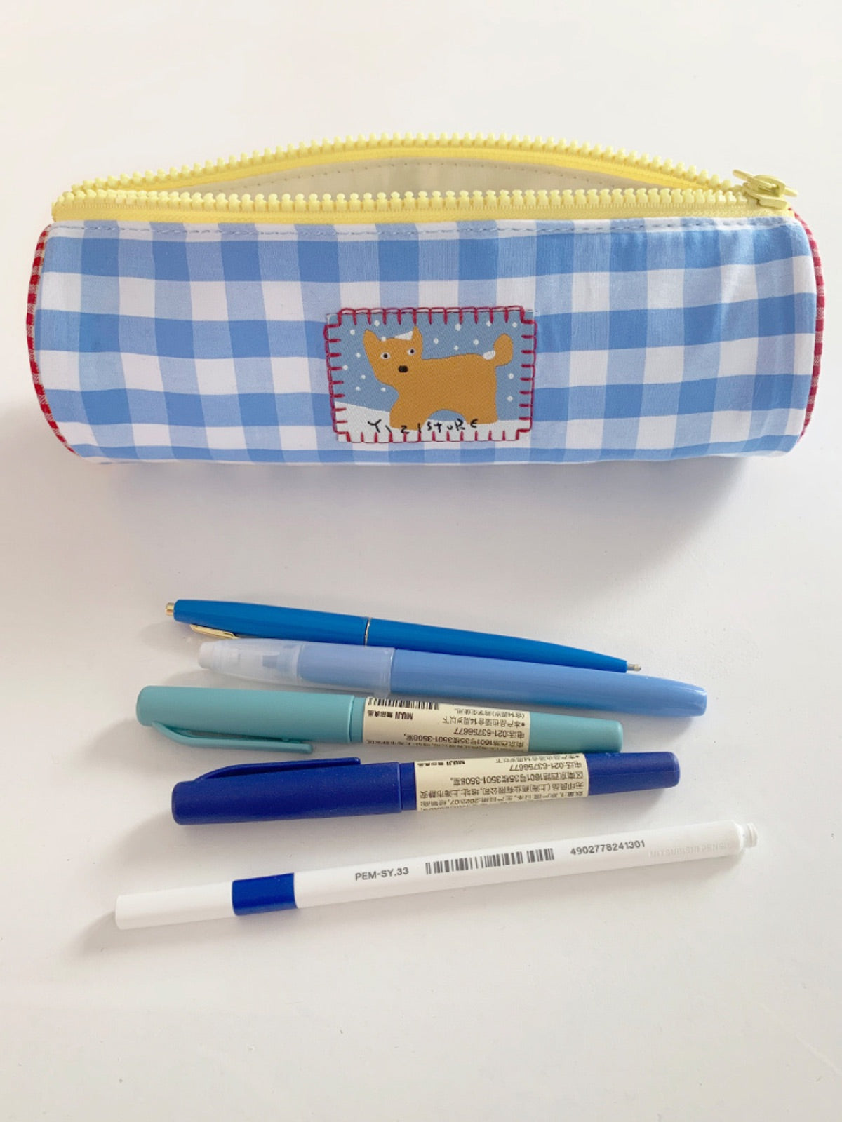 Original Design Animal Print Cylindrical Pencil Case
