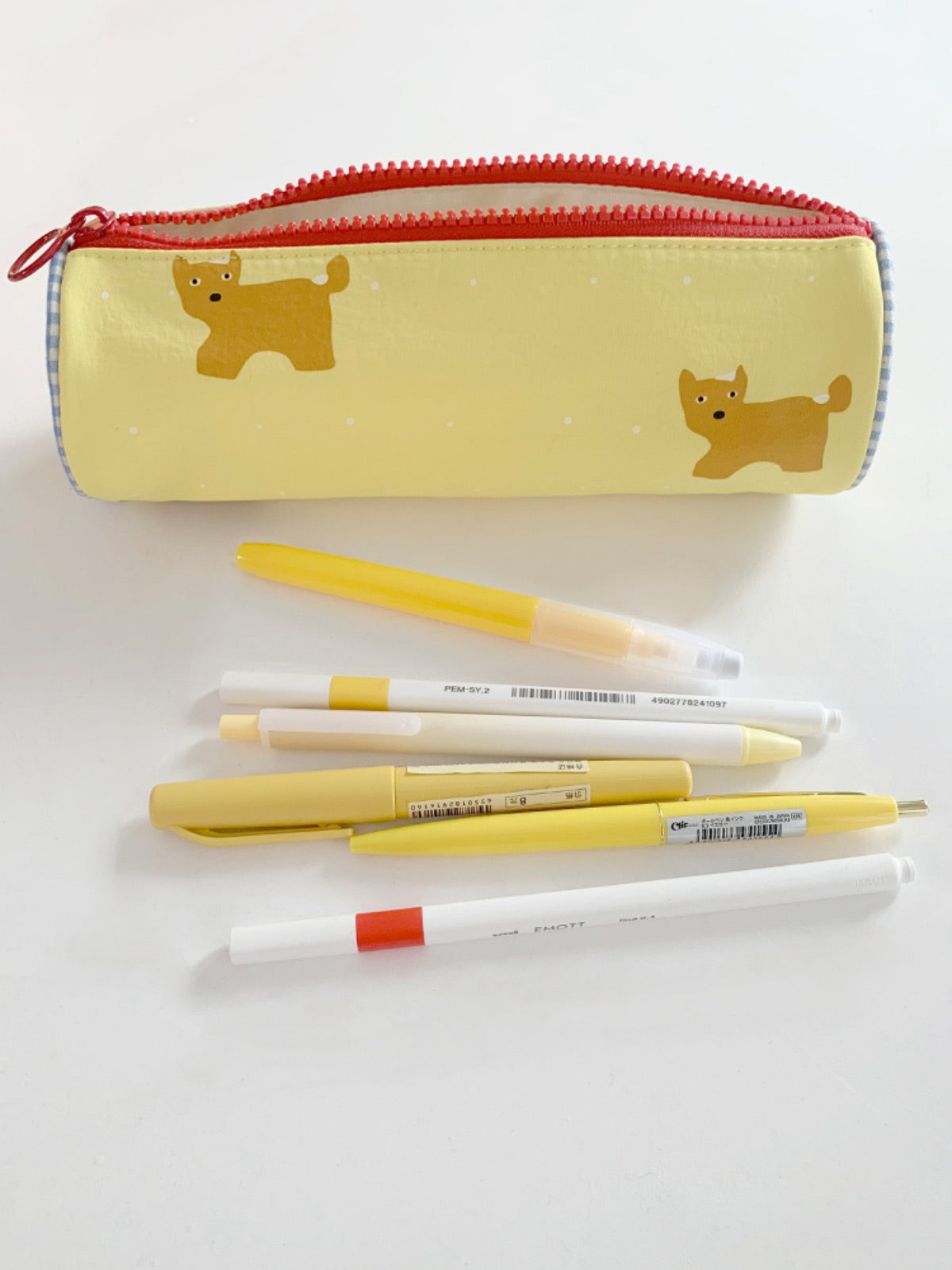 Original Design Animal Print Cylindrical Pencil Case