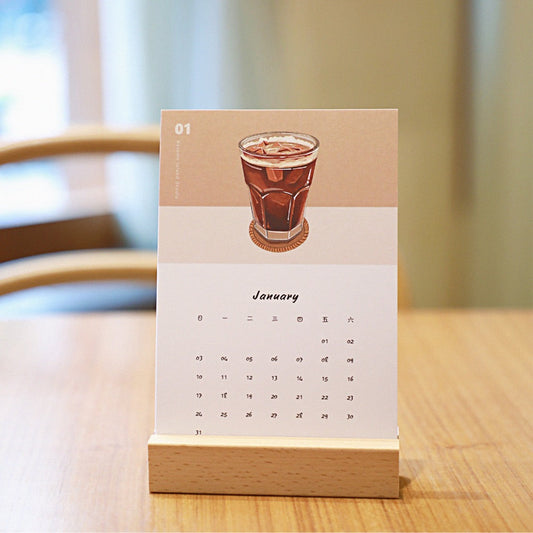 Original 2025 Coffee Illustration Calendar