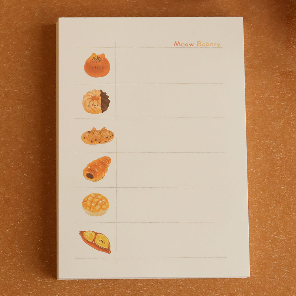 Meow Bakery Shop A5/A6/A7 Notepads