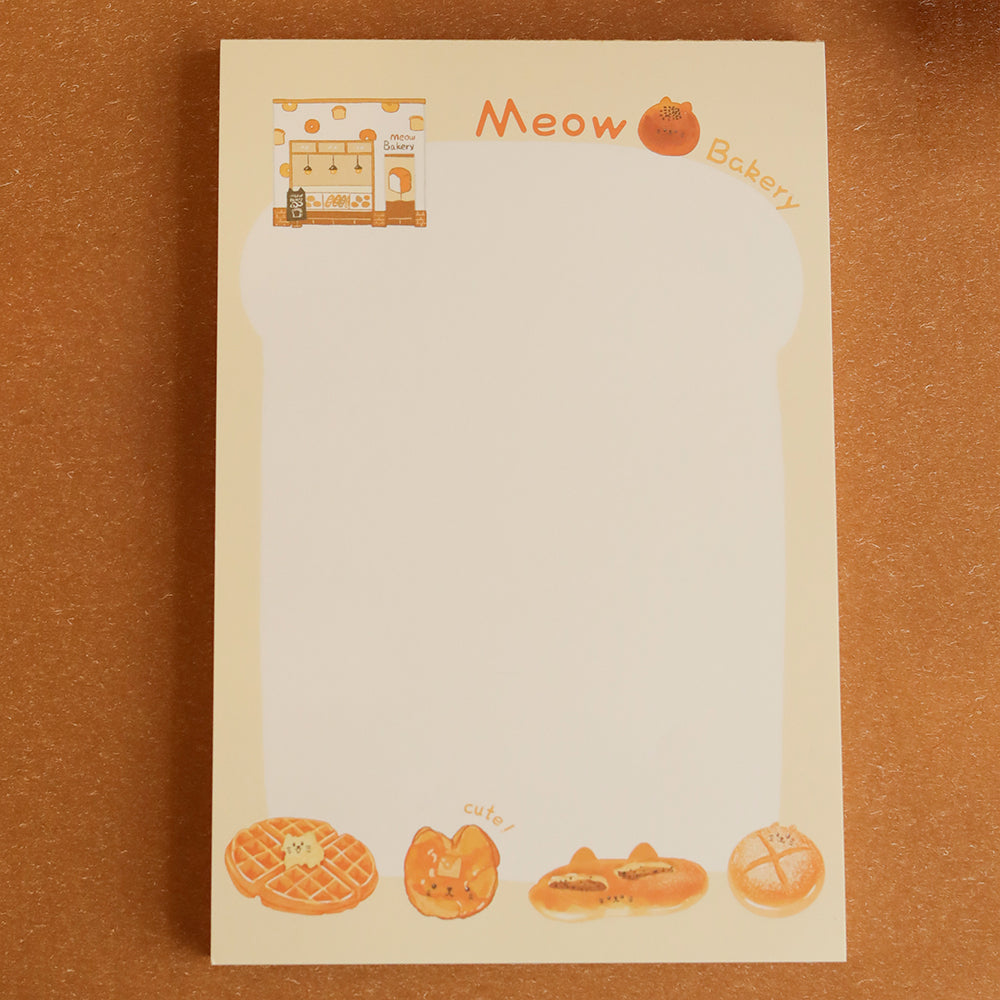 Meow Bakery Shop A5/A6/A7 Notepads