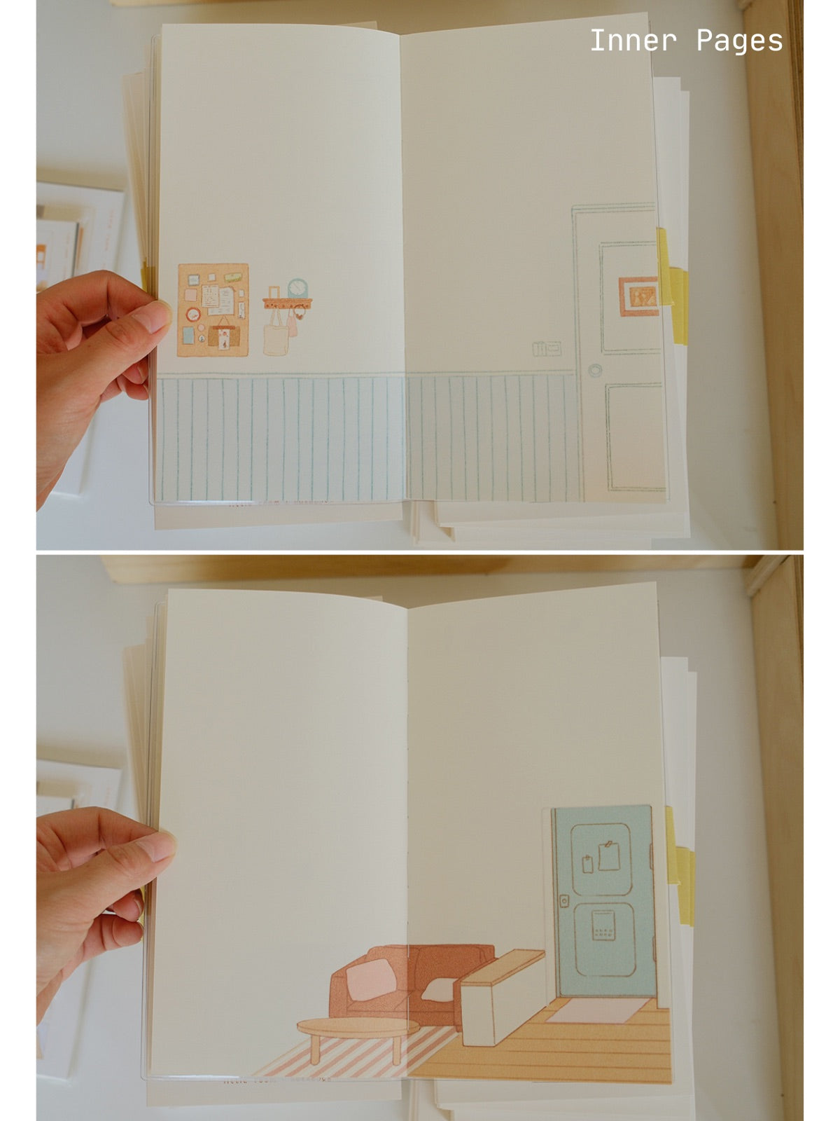 Little Room Monthly Planner – Hand-Illustrated TN Standard Daily Journal