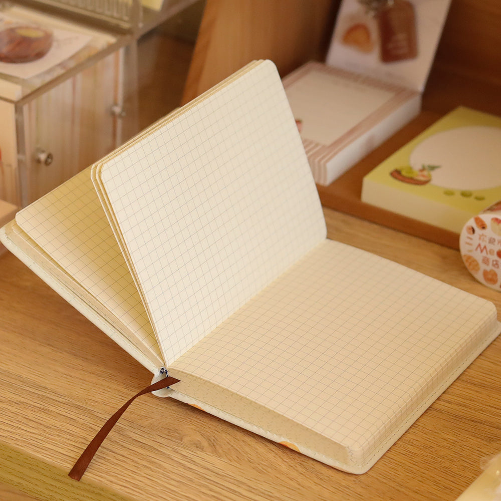 Meow Bakery Shop A6 PU Leather Notebooks