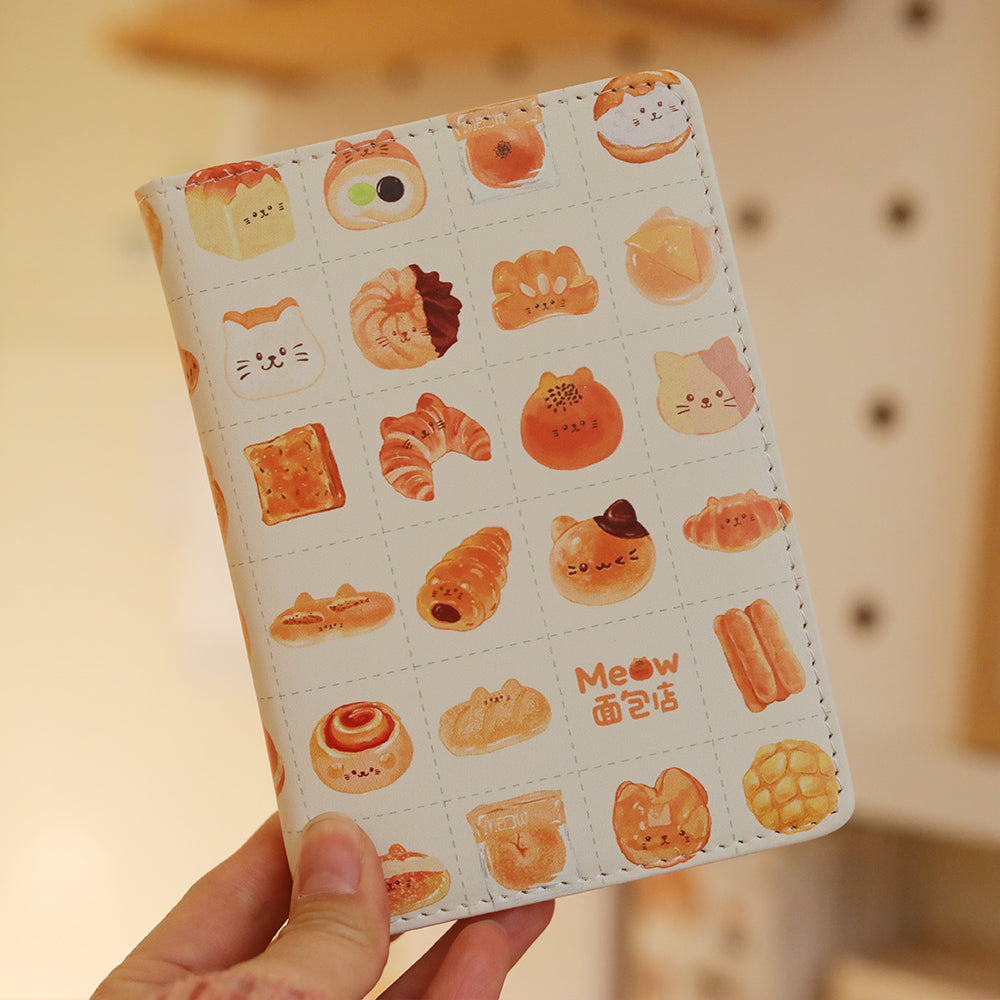 Meow Bakery Shop A6 PU Leather Notebooks