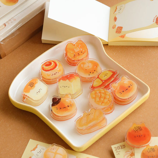 Cute Meow Bread Acrylic PP Clips