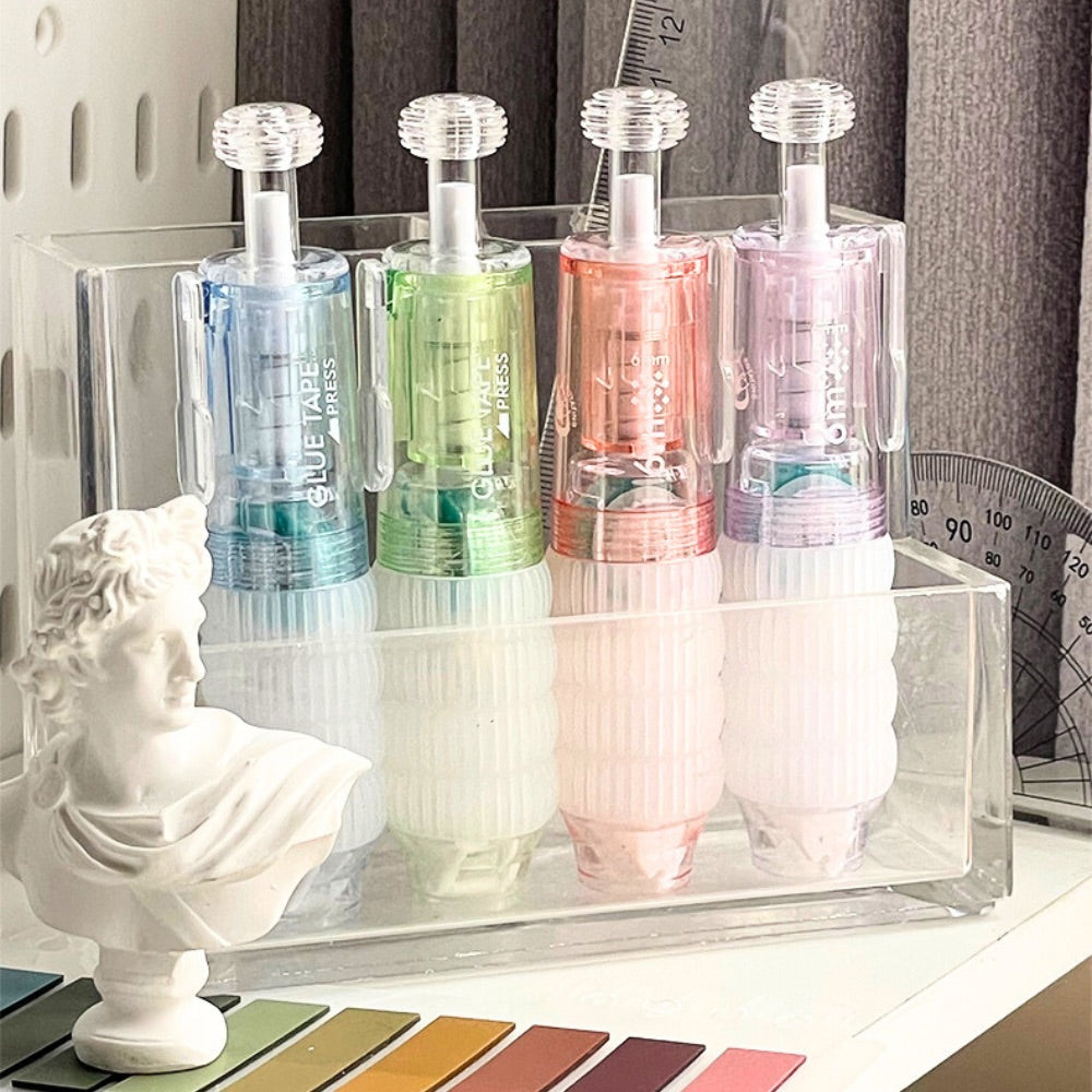 Retractable Dot Glue Pen – Erasable Diamond-Shaped Adhesive Tape Roller