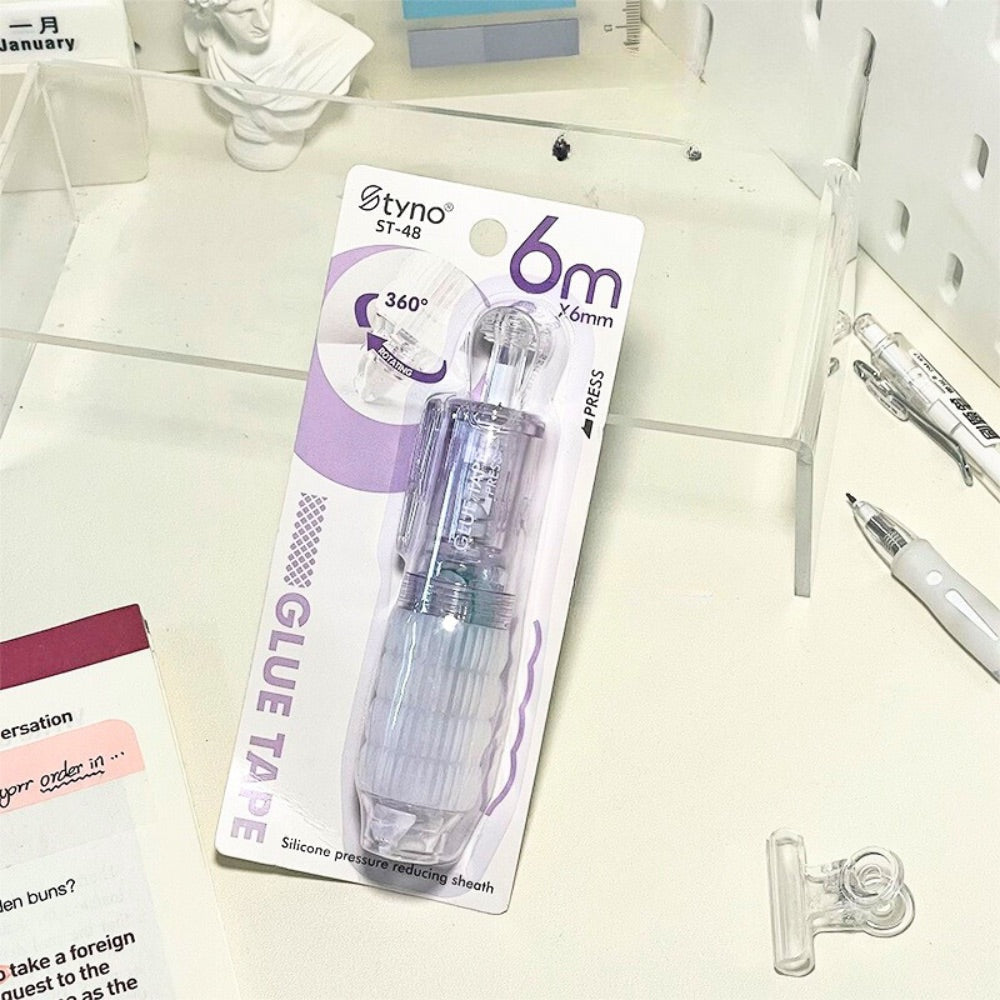 Retractable Dot Glue Pen – Erasable Diamond-Shaped Adhesive Tape Roller