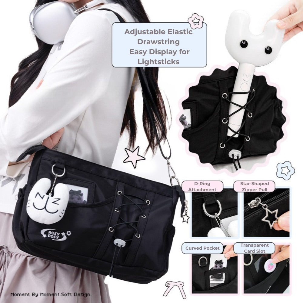 Rosytime K-Pop Ita Crossbody Bag – Fan Support Essentials