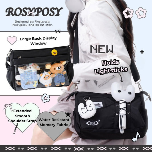 Rosytime K-Pop Ita Crossbody Bag – Fan Support Essentials