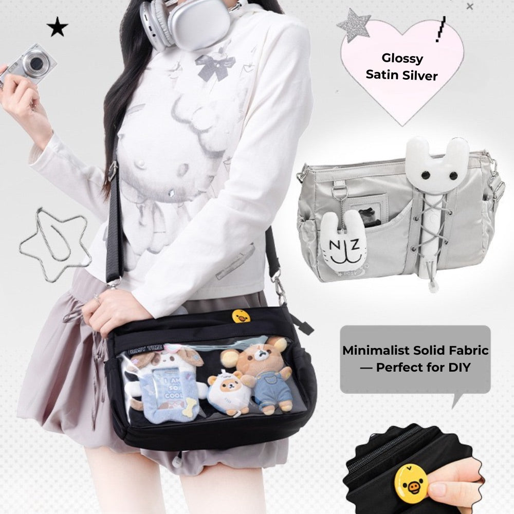 Rosytime K-Pop Ita Crossbody Bag – Fan Support Essentials