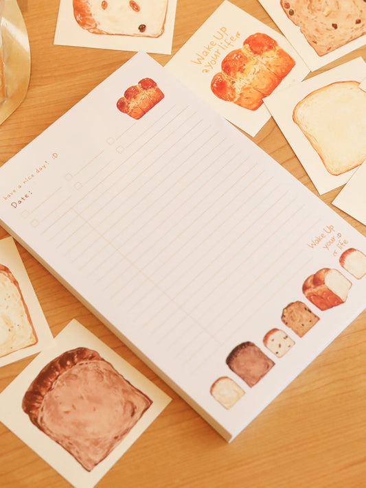 Toast A5 Notepad, Non-sticky Memo Pads