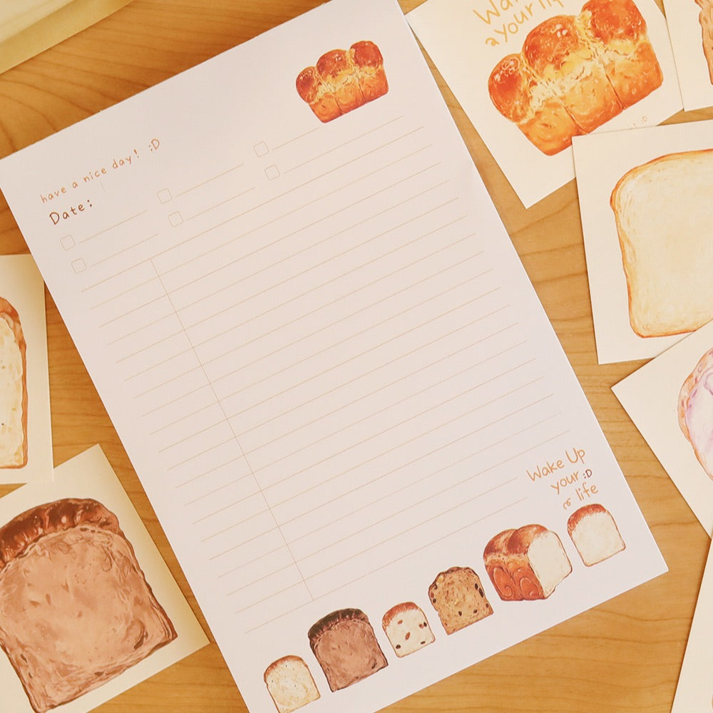 Toast A5 Notepad, Non-sticky Memo Pads