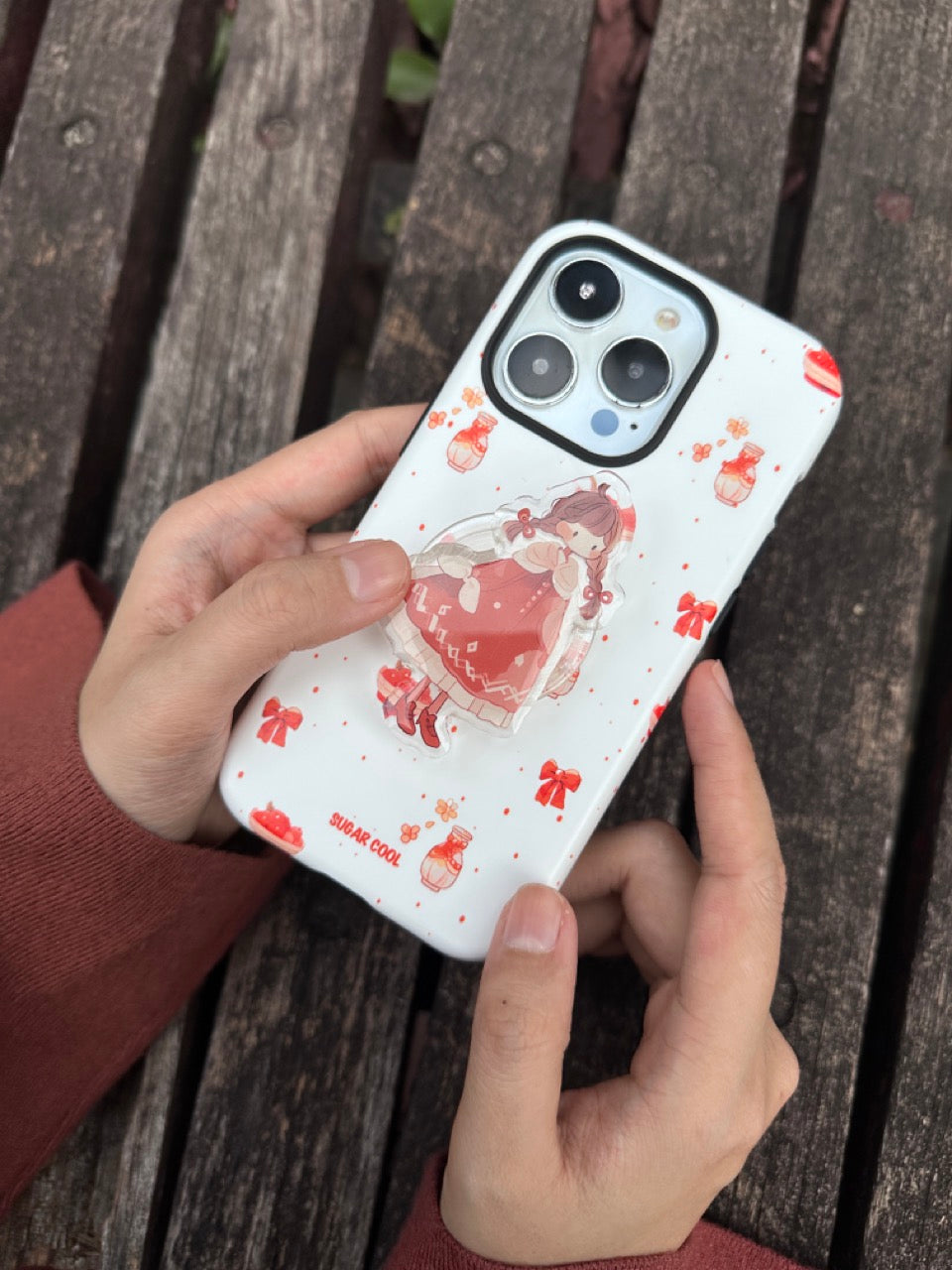 Little Girl Phone Holder