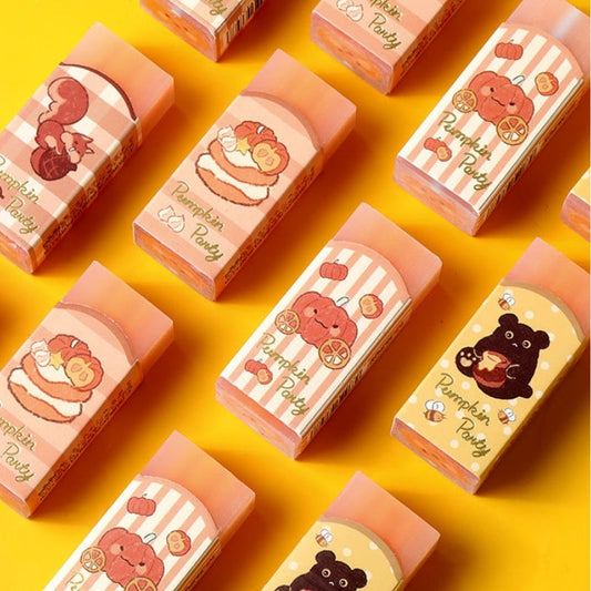 Halloween Autumn Pumpkin Erasers - OUT OF STOCK