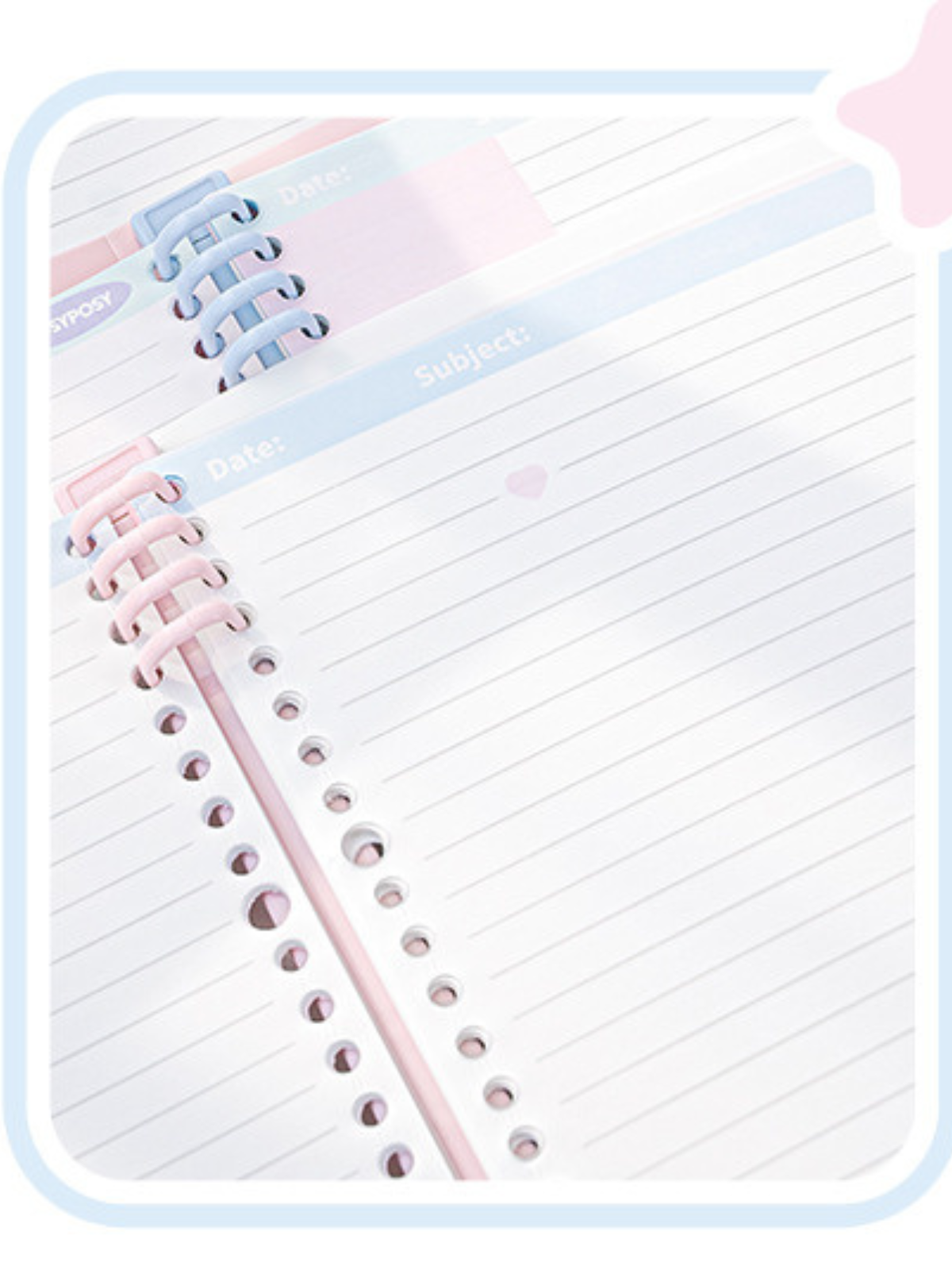 Cream-Colored B5 Loose-Leaf Notebooks