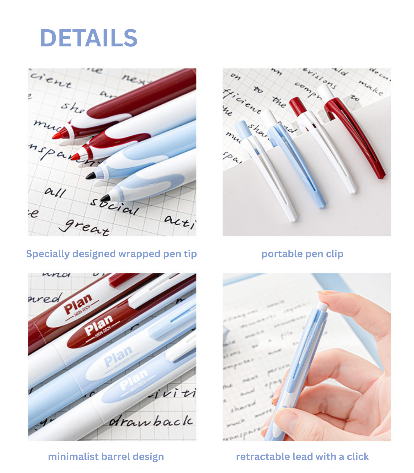 High-Tech Adjustable Ink Flow Pen Set – 0.5mm