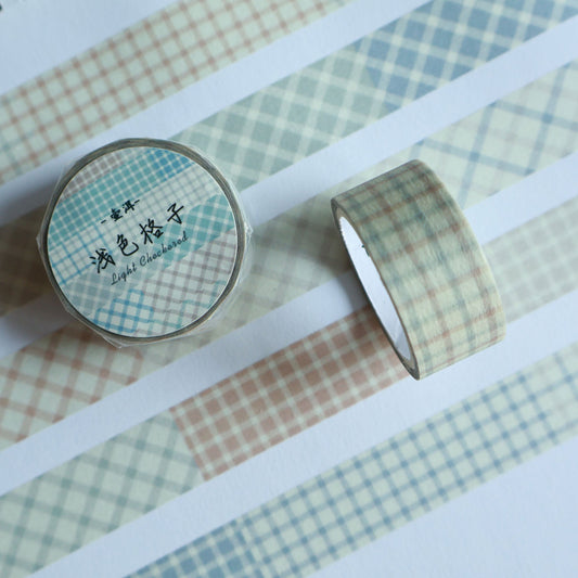 Light Retro Grid Washi Tape Series