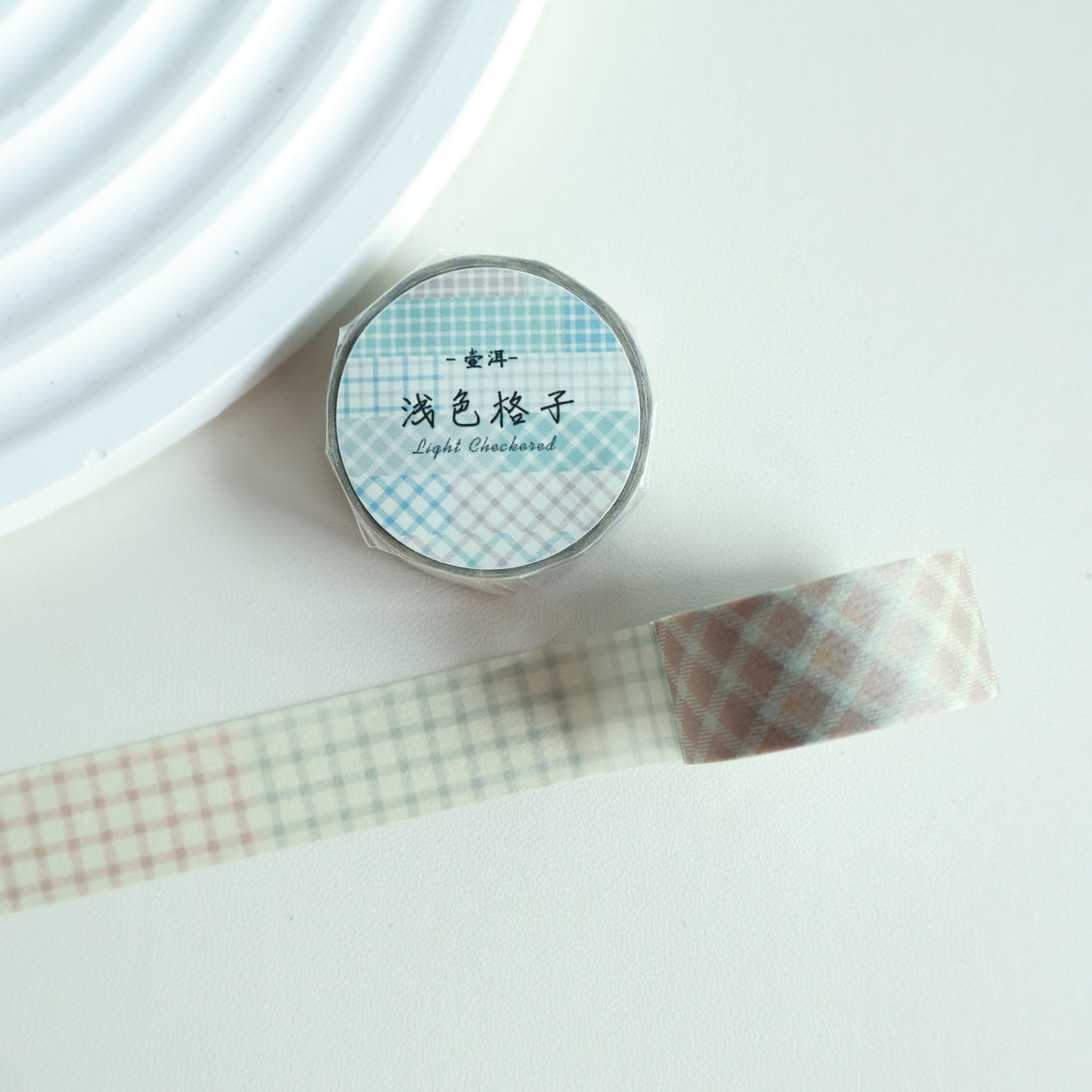 Light Retro Grid Washi Tape Series